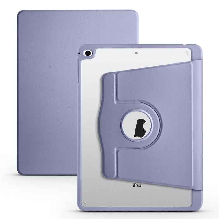 Étui en cuir acrylique rotatif à 360 degrés pour tablette, pour iPad Air / Air 2 / 9.7 2018 / 2017