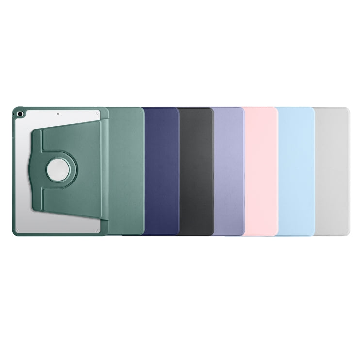 Étui en cuir acrylique rotatif à 360 degrés pour tablette, pour iPad Air / Air 2 / 9.7 2018 / 2017