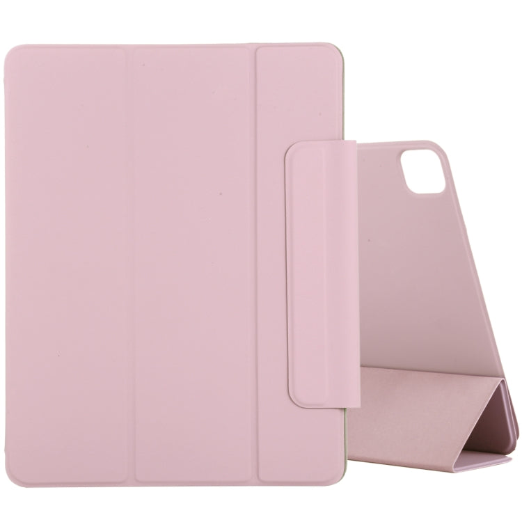 Horizontal Flip Ultra-thin Double-sided Clip Magnetic PU Leather Case With Three-folding Holder & Sleep / Wake-up Function, For iPad Pro 11 inch (2020) / Pro 11 2018 / Air 2020 10.9