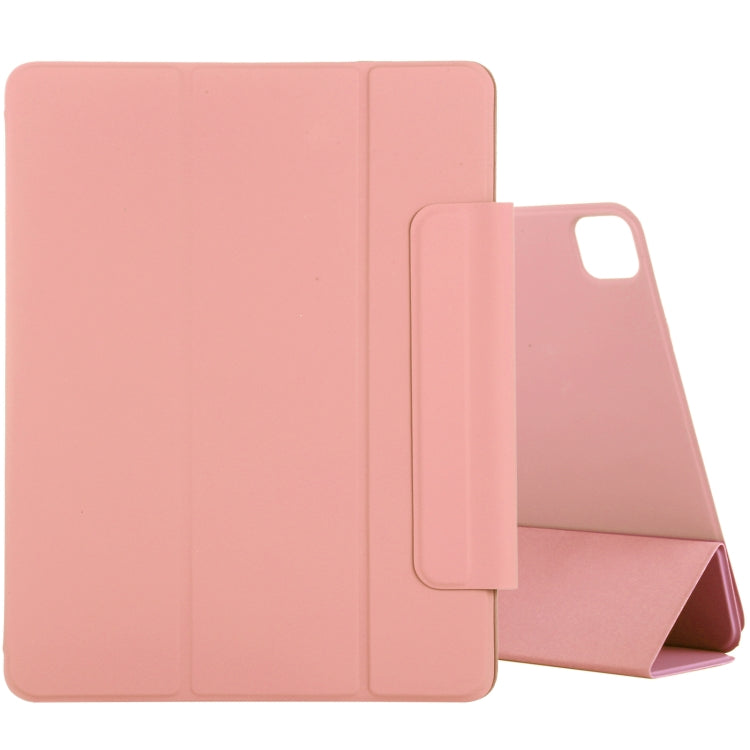 Horizontal Flip Ultra-thin Double-sided Clip Magnetic PU Leather Case With Three-folding Holder & Sleep / Wake-up Function, For iPad Pro 11 inch (2020) / Pro 11 2018 / Air 2020 10.9