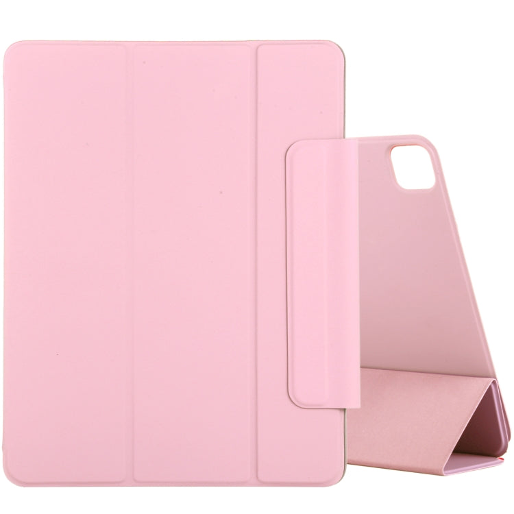 Horizontal Flip Ultra-thin Double-sided Clip Magnetic PU Leather Case With Three-folding Holder & Sleep / Wake-up Function, For iPad Pro 11 inch (2020) / Pro 11 2018 / Air 2020 10.9