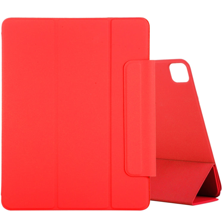 Étui magnétique en cuir PU pour iPad Air 13 (2024/2025/Pro 12.9) (2020), avec support et fonction veille/réveil.