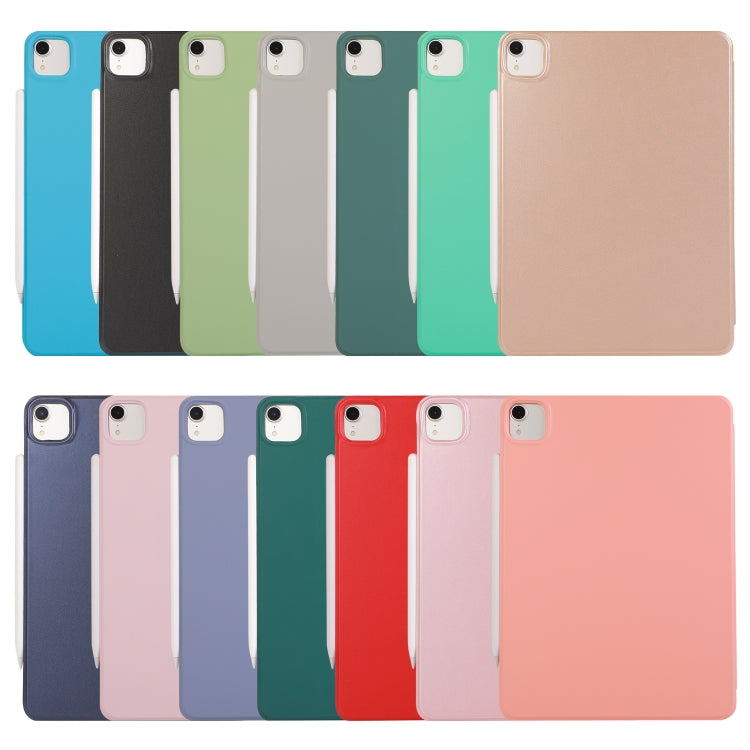 Étui magnétique en cuir PU pour iPad Air 13 (2024/2025/Pro 12.9) (2020), avec support et fonction veille/réveil.