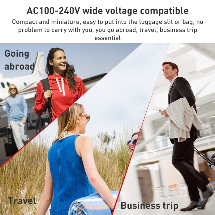 65W Dual PD USB-C / Type-C + USB 3-Port Gan Fast Charging Charger, US Plug, EU Plug, UK Plug