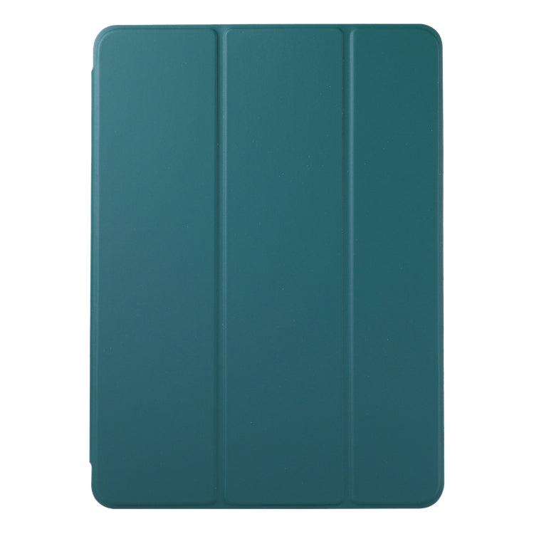 Horizontal Flip Ultra-thin Double-sided Clip Without Magnetic PU Leather Case With Three-folding Holder & Sleep / Wake-up Function, For iPad Pro 11 inch (2020) / Pro 11 2018 / Air 2020 10.9