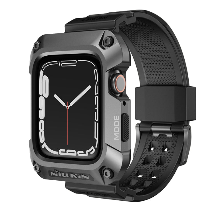 NILLKIN Ruidong Series Alloy + TPU Integrated Watch Band, For Apple Watch Series 8&7 45mm