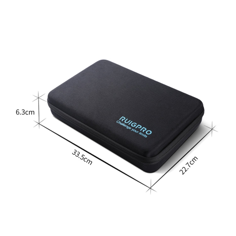 RUIGPRO Shockproof Waterproof Portable Case Box Size : 33.5cm x 24.7cm x 6.3cm, 33.5cm x 24.7cm x 6.3cm