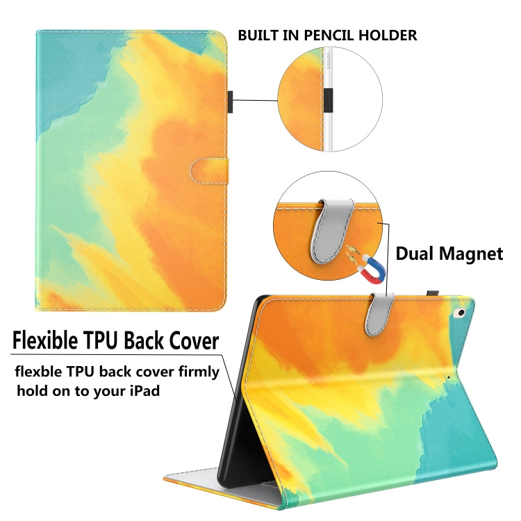 Watercolor Pattern Flip Leather Tablet Case, For Xiaomi Pad 6 / Pad 6 Pro