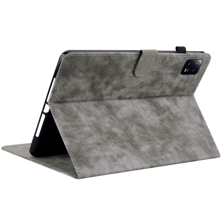 Tiger Pattern Flip Leather Tablet Case, For Xiaomi Pad 6 / Pad 6 Pro