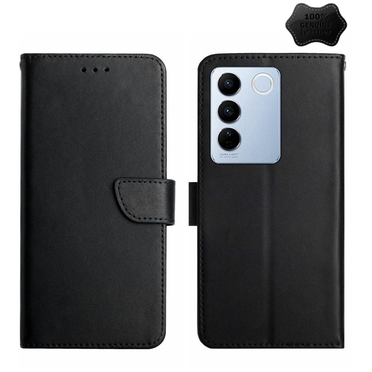 Genuine Leather Fingerprint-proof Horizontal Flip Phone Case, For Motorola Moto G Power 2023, For Motorola Moto G Stylus 5G 2023, For Sony Xperia 1 V, For Sony Xperia 10 V, For vivo V27, For Samsung Galaxy F14 5G Global, For Xiaomi 13 Ultra