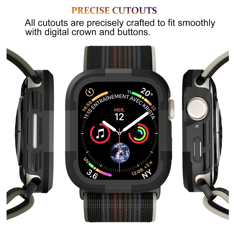 Armor Frame Watch Case, For Apple Watch Series SE 2&6&SE&5&4 40mm, For Apple Watch Series 8 & 7 41mm, For Apple Watch Series SE 2&6&SE&5&4 44mm, For Apple Watch Series 8 & 7 45mm