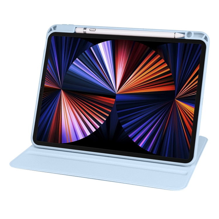 Étui en cuir acrylique rotatif à 360 degrés pour tablette, pour iPad Air 13 (2025/2024/Pro 12.9) (2022), iPad Air 13 (2024/Pro 12.9) (2022/2021/2020/2018)
