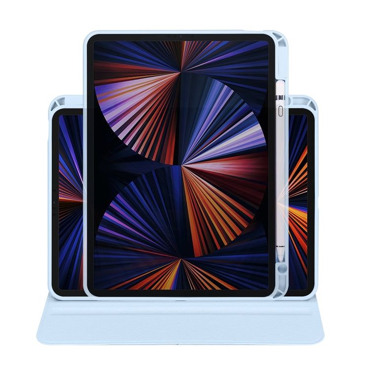 Étui en cuir acrylique rotatif à 360 degrés pour tablette, pour iPad Air 13 (2025/2024/Pro 12.9) (2022), iPad Air 13 (2024/Pro 12.9) (2022/2021/2020/2018)