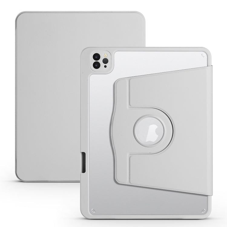 Étui en cuir acrylique rotatif à 360 degrés pour tablette, pour iPad Air 13 (2025/2024/Pro 12.9) (2022), iPad Air 13 (2024/Pro 12.9) (2022/2021/2020/2018)