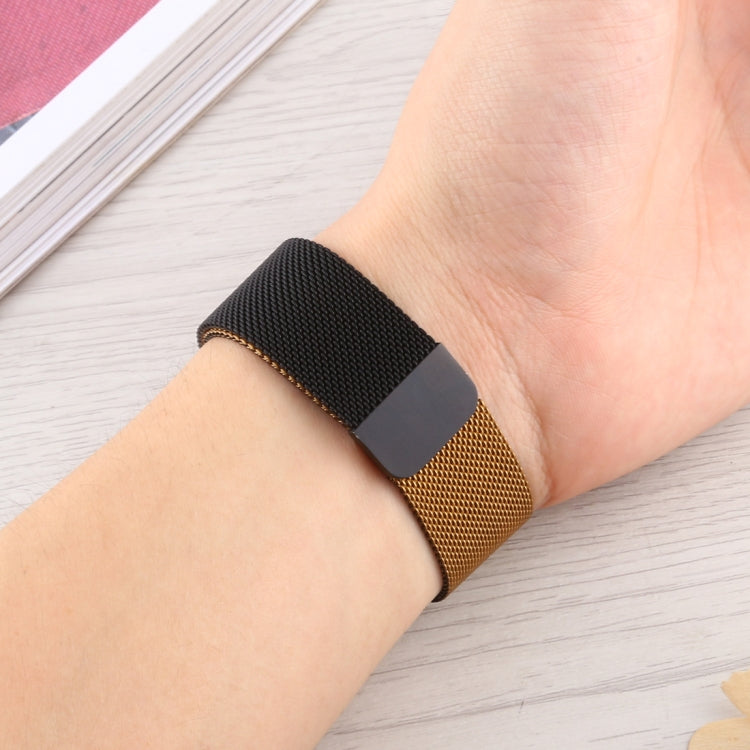 Milanese Gradient Stainless Steel Watchband, For Apple Watch Series 7 41mm / 6 & SE & 5 & 4 40mm / 3 & 2 & 1 38mm, For Apple Watch Ultra 49mm / Series 8&7 45mm / SE 2&6&SE&5&4 44mm / 3&2&1 42mm�����������������������������������������������������������...