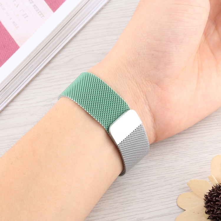 Milanese Gradient Stainless Steel Watchband, For Apple Watch Series 7 41mm / 6 & SE & 5 & 4 40mm / 3 & 2 & 1 38mm, For Apple Watch Ultra 49mm / Series 8&7 45mm / SE 2&6&SE&5&4 44mm / 3&2&1 42mm                                                           ...