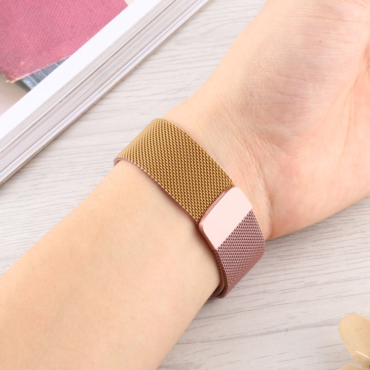 Milanese Gradient Stainless Steel Watchband, For Apple Watch Series 7 41mm / 6 & SE & 5 & 4 40mm / 3 & 2 & 1 38mm, For Apple Watch Ultra 49mm / Series 8&7 45mm / SE 2&6&SE&5&4 44mm / 3&2&1 42mm�����������������������������������������������������������...