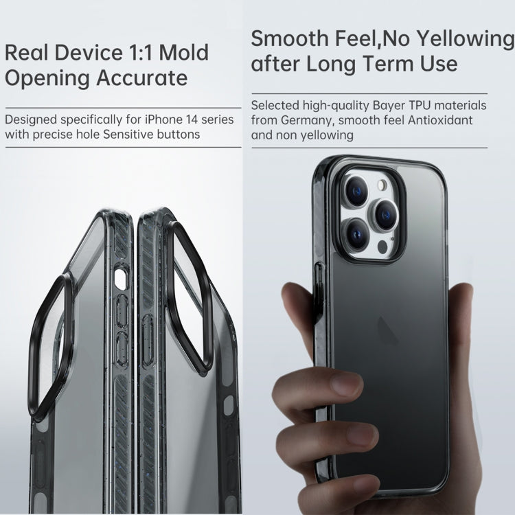 Coque de téléphone Rock Crystal Armor en TPU et PC antichoc