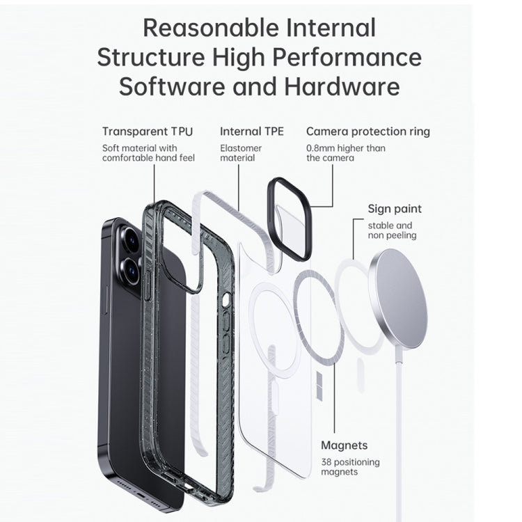 Rock Crystal Armor Shockproof Magsafe Phone Case