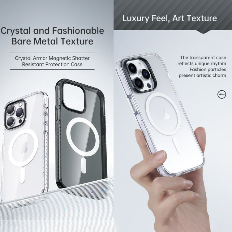 Rock Crystal Armor Shockproof Magsafe Phone Case, For iPhone 14 Pro Max