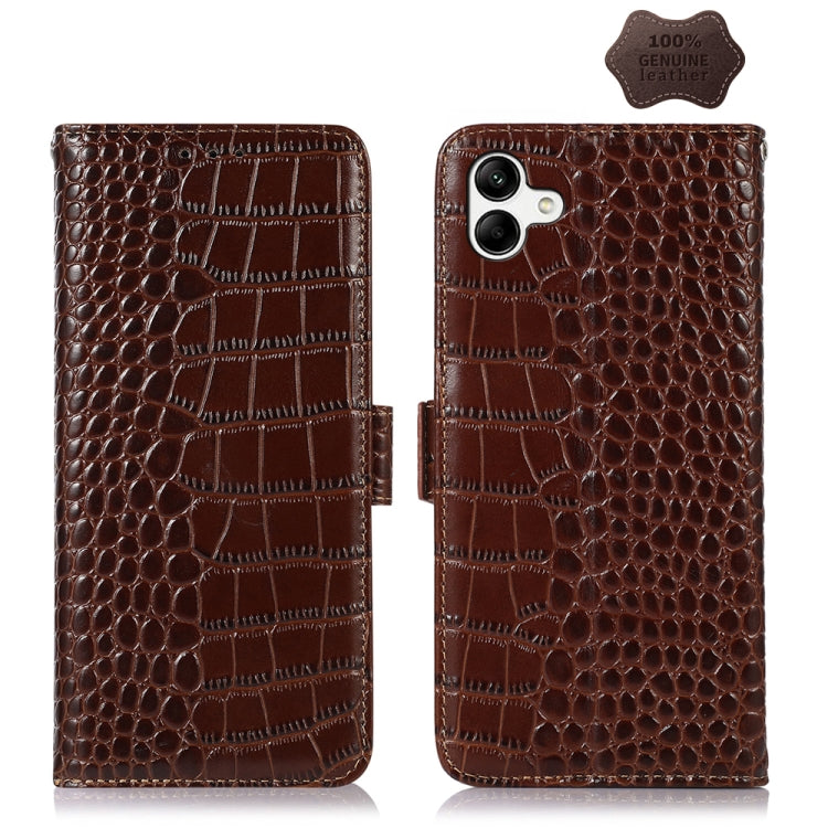 Crocodile Top Layer Cowhide Leather Phone Case, For Samsung Galaxy F14 5G, For Xiaomi 13 Ultra