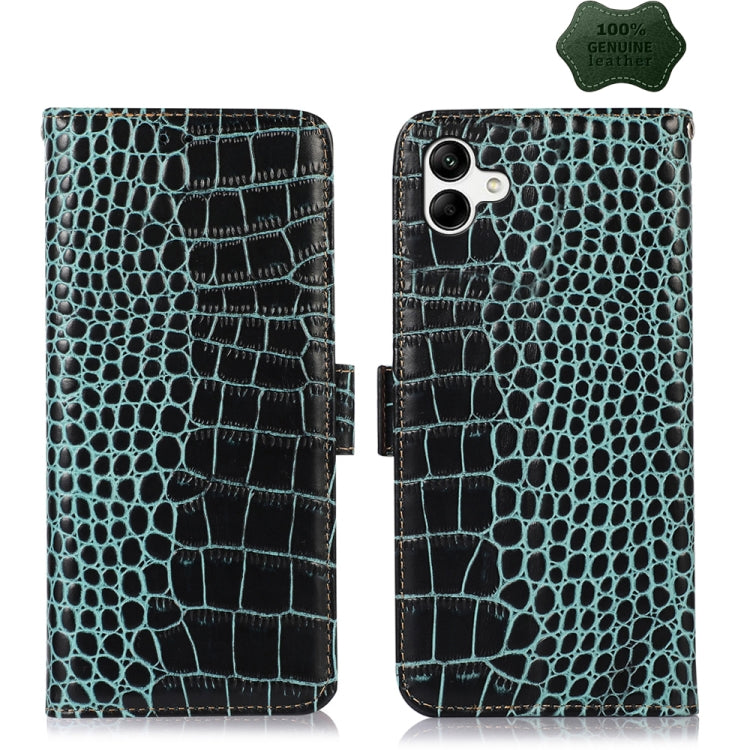 Crocodile Top Layer Cowhide Leather Phone Case, For Samsung Galaxy F14 5G, For Xiaomi 13 Ultra