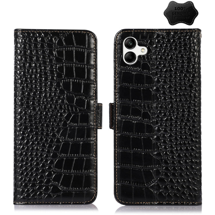 Crocodile Top Layer Cowhide Leather Phone Case, For Samsung Galaxy F14 5G, For Xiaomi 13 Ultra