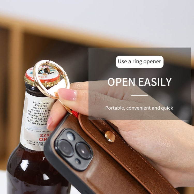 Wristband Leather Back Phone Case