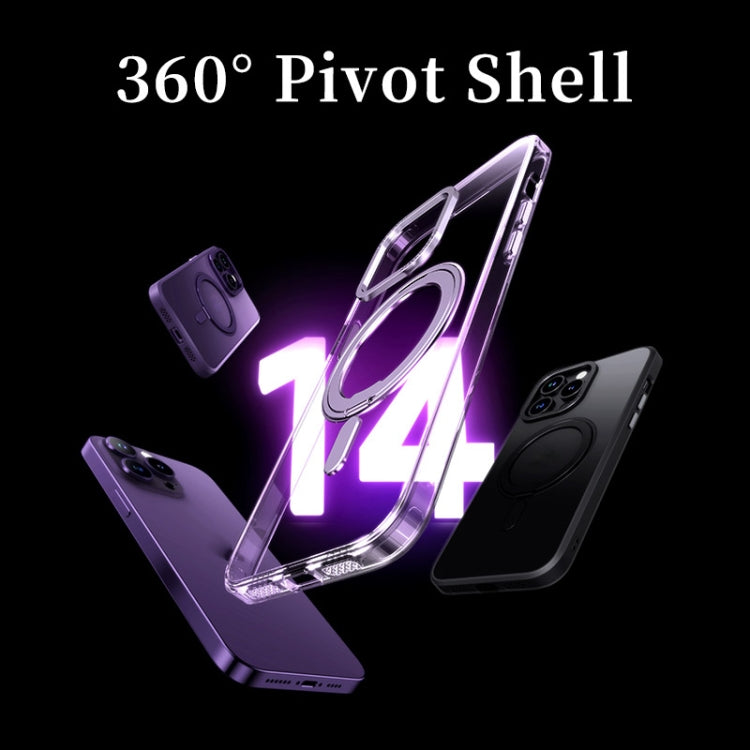 360 Rotating MagSafe Magnetic Skin Feel Phone Case, For iPhone 14 Pro Max, For iPhone 14 Pro, For iPhone 14 Plus, For iPhone 14