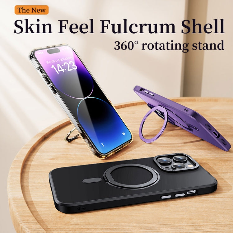 360 Rotating MagSafe Magnetic Skin Feel Phone Case, For iPhone 14 Pro Max, For iPhone 14 Pro, For iPhone 14 Plus, For iPhone 14