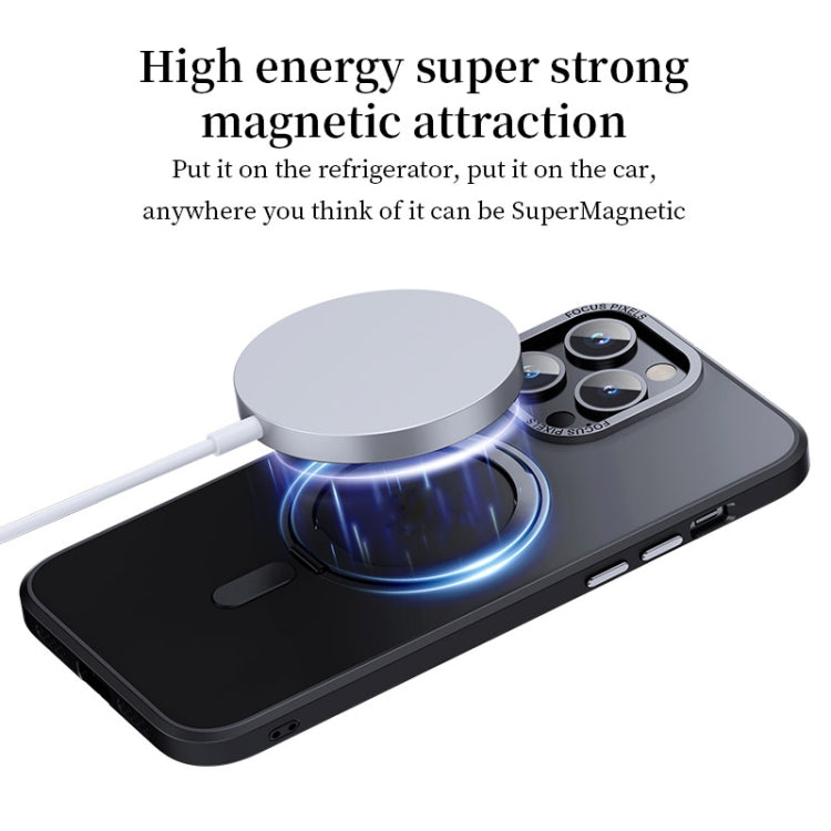 360 Rotating MagSafe Magnetic Skin Feel Phone Case, For iPhone 14 Pro Max, For iPhone 14 Pro, For iPhone 14 Plus, For iPhone 14