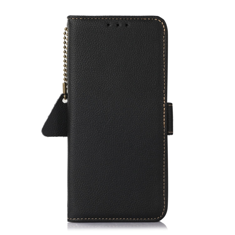 Side-Magnetic TJ Genuine Leather RFID Phone Case, For Xiaomi POCO F6, For Xiaomi POCO F6 Pro, For Xiaomi Redmi Turbo 3, For Xiaomi Redmi A3, For Xiaomi Redmi K70 Pro, For Xiaomi Redmi K70