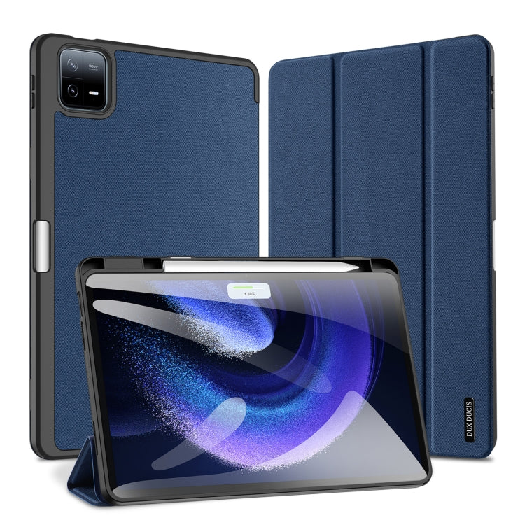DUX DUCIS Domo Series Magnetic Flip Leather Tablet Case, For Xiaomi Pad 7S Pro 12.5, For Xiaomi Redmi Pad 2, For Xiaomi Redmi Pad SE 4G, For Xiaomi Redmi Pad SE, For Xiaomi Pad 6 Pro / Pad 6
