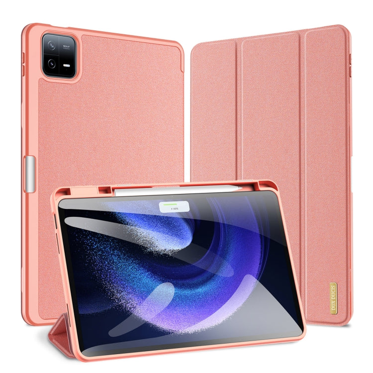 DUX DUCIS Domo Series Magnetic Flip Leather Tablet Case, For Xiaomi Pad 7S Pro 12.5, For Xiaomi Redmi Pad 2, For Xiaomi Redmi Pad SE 4G, For Xiaomi Redmi Pad SE, For Xiaomi Pad 6 Pro / Pad 6