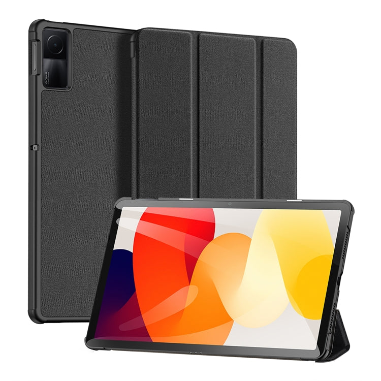 DUX DUCIS Domo Series Magnetic Flip Leather Tablet Case, For Xiaomi Pad 7S Pro 12.5, For Xiaomi Redmi Pad 2, For Xiaomi Redmi Pad SE 4G, For Xiaomi Redmi Pad SE, For Xiaomi Pad 6 Pro / Pad 6