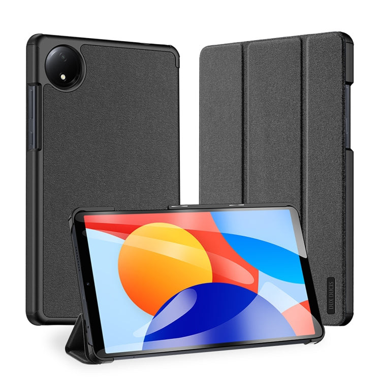 DUX DUCIS Domo Series Magnetic Flip Leather Tablet Case, For Xiaomi Pad 7S Pro 12.5, For Xiaomi Redmi Pad 2, For Xiaomi Redmi Pad SE 4G, For Xiaomi Redmi Pad SE, For Xiaomi Pad 6 Pro / Pad 6