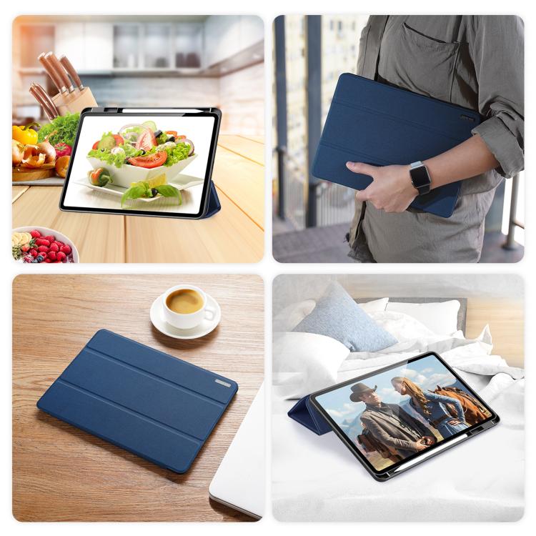 DUX DUCIS Domo Series Magnetic Flip Leather Tablet Case, For Xiaomi Pad 7S Pro 12.5, For Xiaomi Redmi Pad 2, For Xiaomi Redmi Pad SE 4G, For Xiaomi Redmi Pad SE, For Xiaomi Pad 6 Pro / Pad 6