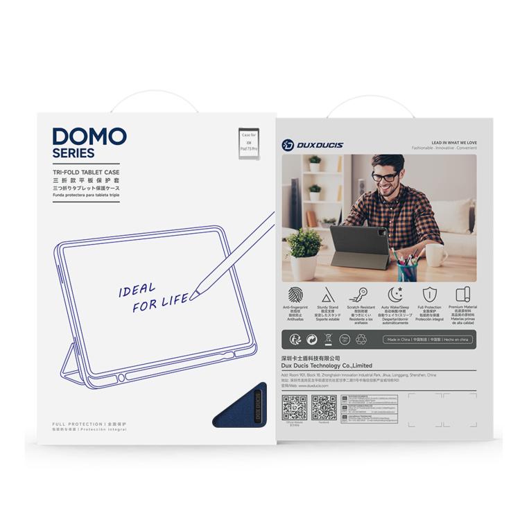 DUX DUCIS Domo Series Magnetic Flip Leather Tablet Case, For Xiaomi Pad 7S Pro 12.5, For Xiaomi Redmi Pad 2, For Xiaomi Pad 6 Pro / Pad 6