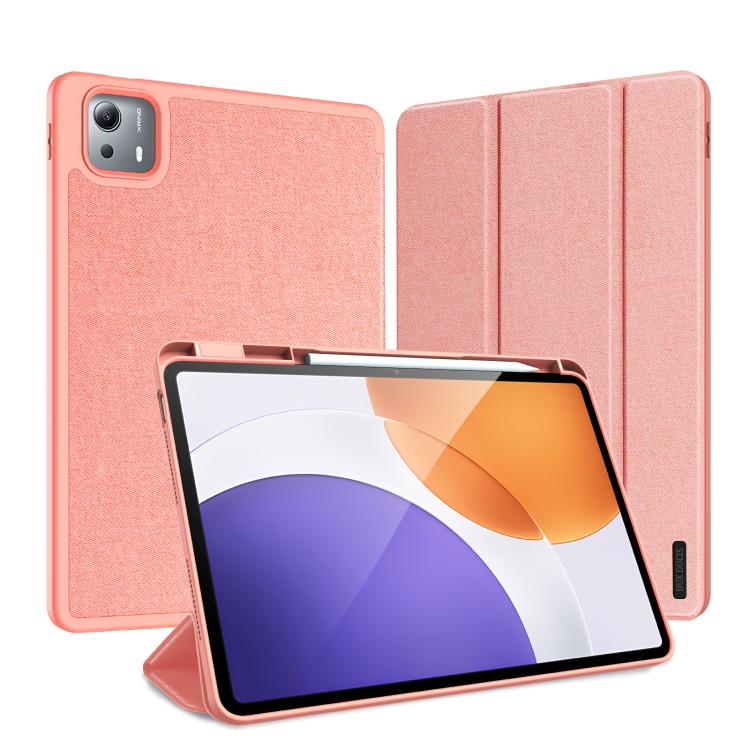 DUX DUCIS Domo Series Magnetic Flip Leather Tablet Case, For Xiaomi Pad 7S Pro 12.5, For Xiaomi Redmi Pad 2, For Xiaomi Redmi Pad SE 4G, For Xiaomi Redmi Pad SE, For Xiaomi Pad 6 Pro / Pad 6
