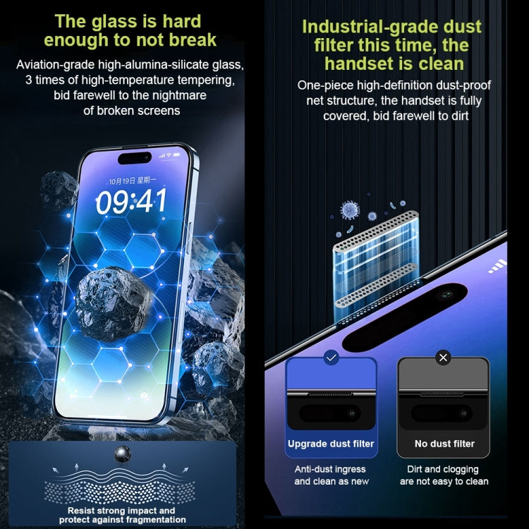 WK WTP-067 King Kong Vacha 9D Curved Privacy Tempered Glass Film, For iPhone 14, For iPhone 14 Plus, For iPhone 14 Pro, For iPhone 14 Pro Max, For iPhone 13, For iPhone 13 Pro, For iPhone 13 Pro Max, For iPhone 12