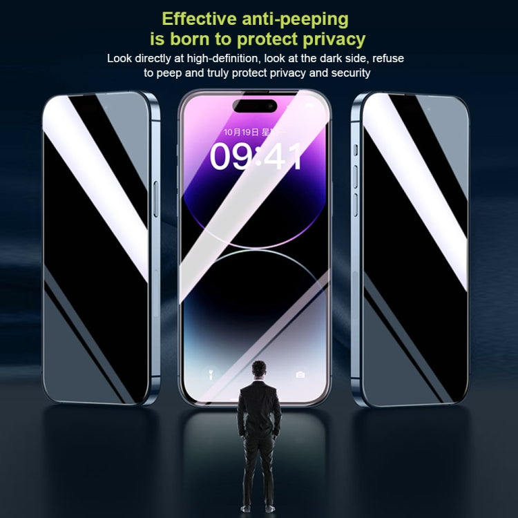 WK WTP-067 King Kong Vacha 9D Curved Privacy Tempered Glass Film, For iPhone 14, For iPhone 14 Plus, For iPhone 14 Pro, For iPhone 14 Pro Max, For iPhone 13, For iPhone 13 Pro, For iPhone 13 Pro Max, For iPhone 12