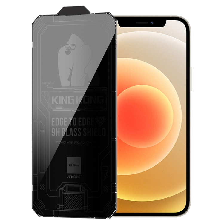 WK WTP-067 King Kong Vacha 9D Curved Privacy Tempered Glass Film, For iPhone 14, For iPhone 14 Plus, For iPhone 14 Pro, For iPhone 14 Pro Max, For iPhone 13, For iPhone 13 Pro, For iPhone 13 Pro Max, For iPhone 12