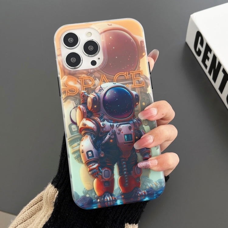 Dual-side IMD Astronaut Frosted Phone Case, For iPhone 14, For iPhone 14 Plus, For iPhone 14 Pro, For iPhone 14 Pro Max, For iPhone 13, For iPhone 13 Pro, For iPhone 13 Pro Max, For iPhone 12, For iPhone 12 Pro, For iPhone 12 Pro Max, For iPhone 11