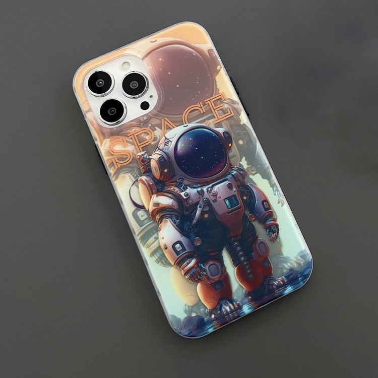 Dual-side IMD Astronaut Frosted Phone Case, For iPhone 14, For iPhone 14 Plus, For iPhone 14 Pro, For iPhone 14 Pro Max, For iPhone 13, For iPhone 13 Pro, For iPhone 13 Pro Max, For iPhone 12, For iPhone 12 Pro, For iPhone 12 Pro Max, For iPhone 11