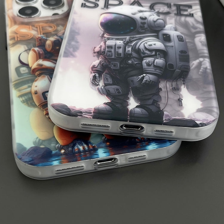 Dual-side IMD Astronaut Frosted Phone Case, For iPhone 14, For iPhone 14 Plus, For iPhone 14 Pro, For iPhone 14 Pro Max, For iPhone 13, For iPhone 13 Pro, For iPhone 13 Pro Max, For iPhone 12, For iPhone 12 Pro, For iPhone 12 Pro Max, For iPhone 11