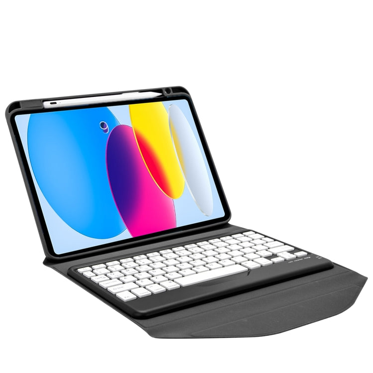 Z10B Pen Slot Bluetooth Keyboard Leather Tablet Case, For iPad 2022 / 2025