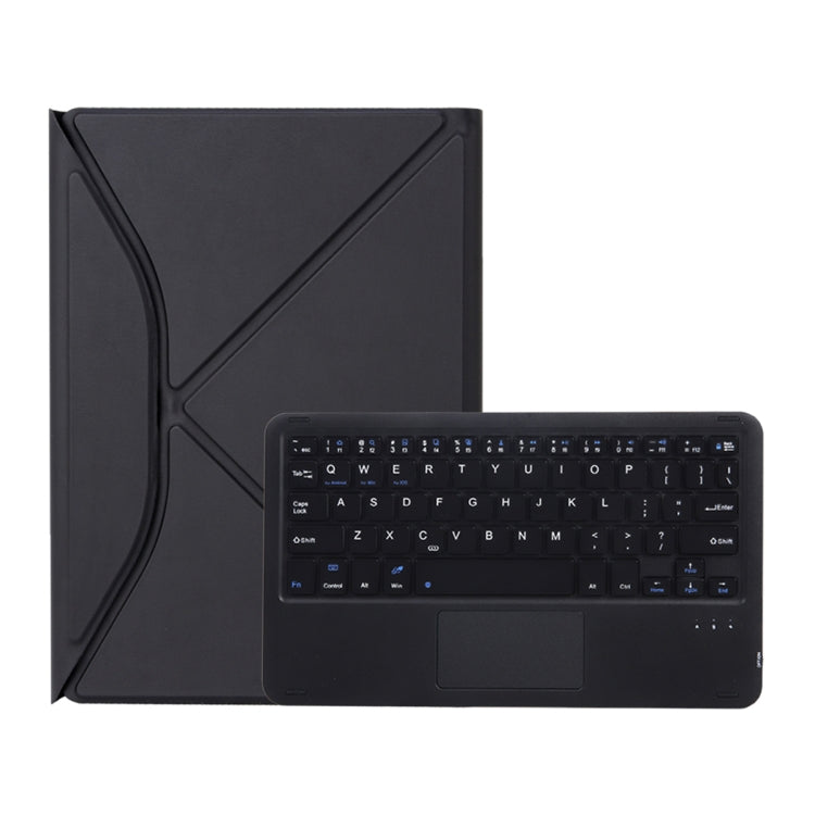 Z10B-A Pen Slot Touchpad Bluetooth Keyboard Leather Tablet Case, For iPad 10th Gen 10.9 2022