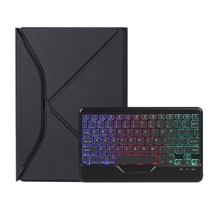 Z10BS Pen Slot Backlight Bluetooth Keyboard Leather Tablet Case, For iPad 2022 / 2025