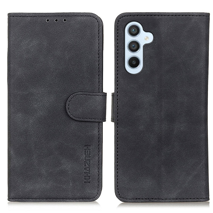 KHAZNEH Retro Texture Horizontal Flip Leather Phone Case, For Samsung Galaxy A55 5G, For Samsung Galaxy S23 FE 5G, For Samsung Galaxy Xcover7, For Samsung Galaxy A05 4G, For Samsung Galaxy M34 5G, For Samsung Galaxy A35 5G