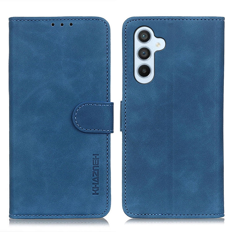 KHAZNEH Retro Texture Horizontal Flip Leather Phone Case, For Samsung Galaxy A55 5G, For Samsung Galaxy S23 FE 5G, For Samsung Galaxy Xcover7, For Samsung Galaxy A05 4G, For Samsung Galaxy M34 5G, For Samsung Galaxy A35 5G